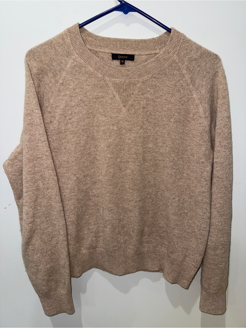 Women's Quince Mongolian Shrunken Cashmere Sweatshirt